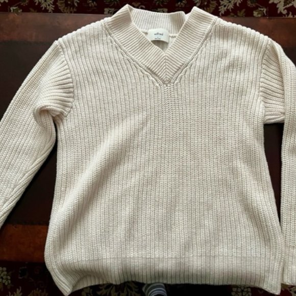 Aritzia Wilfred Belize Sweater - Heather Birch - Picture 2 of 4